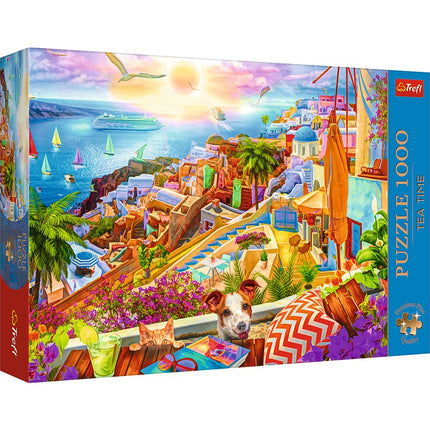 1000-Piece Santorini, Greece Premium Plus Puzzle