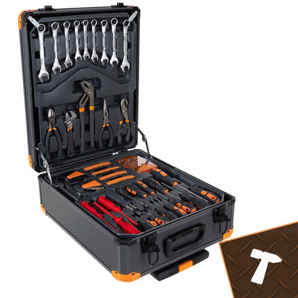 1000-teiliges Werkzeugset mit Aluminiumkoffer und Organizern
