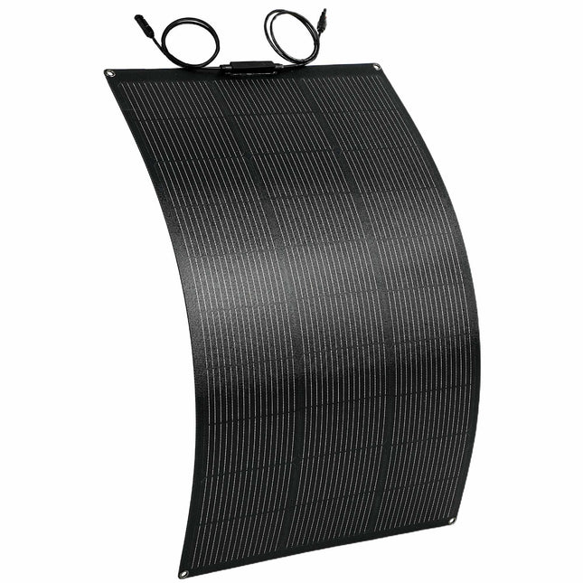 100W Flexible Solar Panel, 24.6% Efficiency, Dual USB