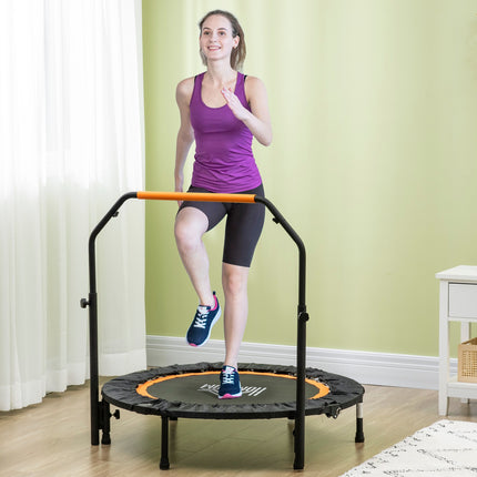 Fitness-Trampolin mit verstellbarem Haltegriff – 102 cm, 100 kg Belastbarkeit