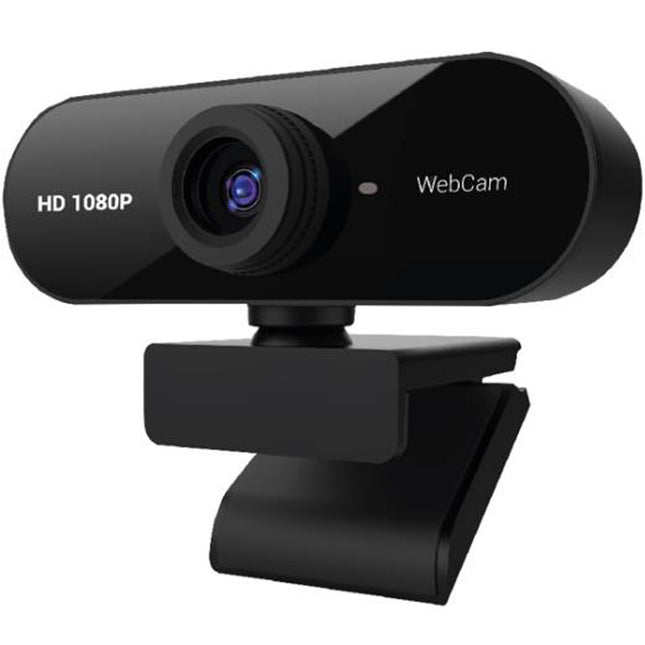 1080p Webcam with Built-In Microphone, USB Connection
