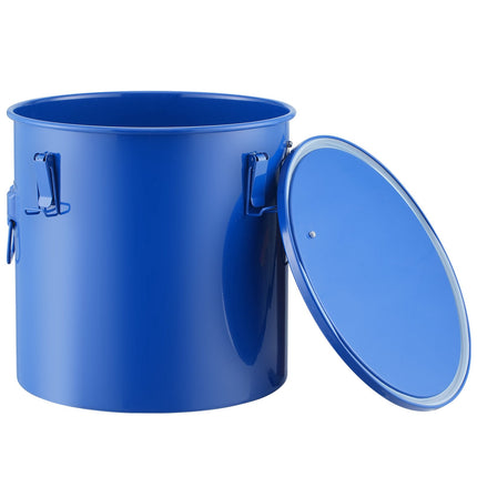 10-Gallon Fryer Grease Bucket, Steel, Lid, Filter Bag