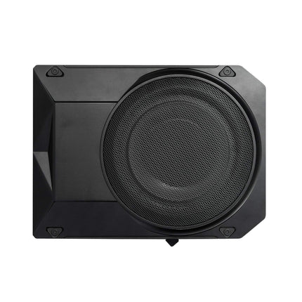 10-Inch Underseat Car Subwoofer, 400W Powered Slim
