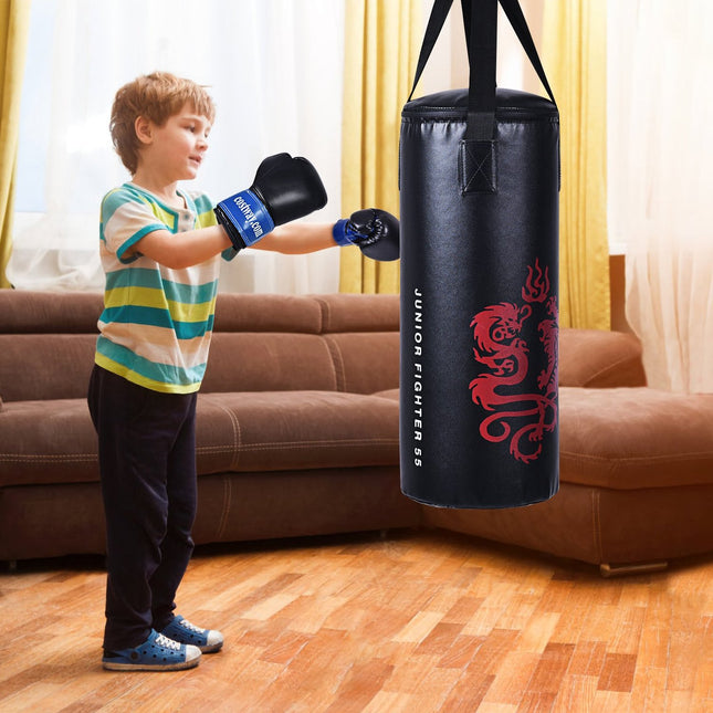 10KG Boxsack Set mit 8oz Boxhandschuhen Kinderboxsack Boxsack Boxsack