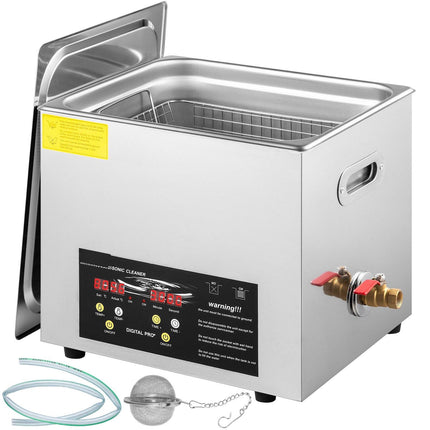 10L Ultrasonic Cleaner with Heater, Timer, 40kHz