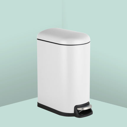 10 Litre Metal Pedal Bin – Soft-Close, Removable Bucket
