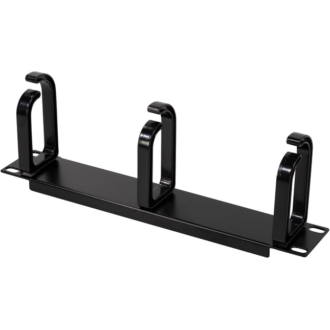 10" Kabelpanel mit 3 Halterungen U1 Schwarz