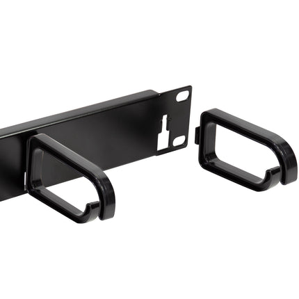 10" kabelový panel se 3 držáky U1, černá