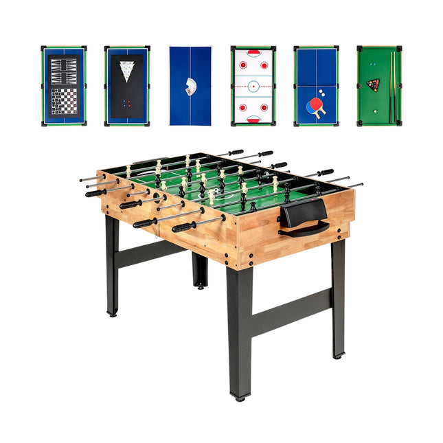 10-in-1 Multi-Spieltisch: Kicker, Hockey, Billard