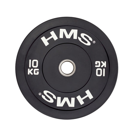 10 kg schwarze Olympic Bumper Plate