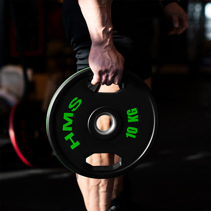 10 kg gummierte Olympia-Hantelscheiben, 2er-Set
