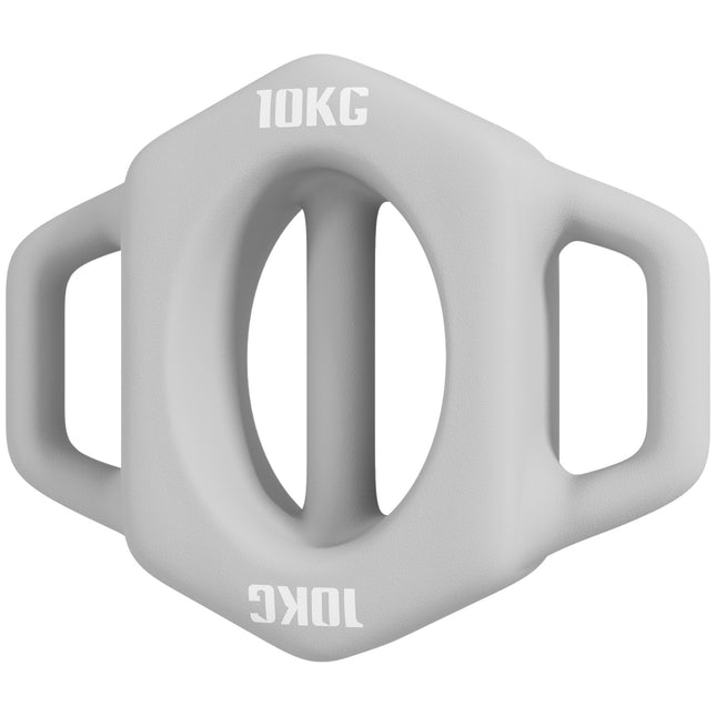 10 kg multifunktionales Hantelset, bodenschonend grau