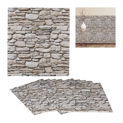 10 Wandpaneele Steinmauer