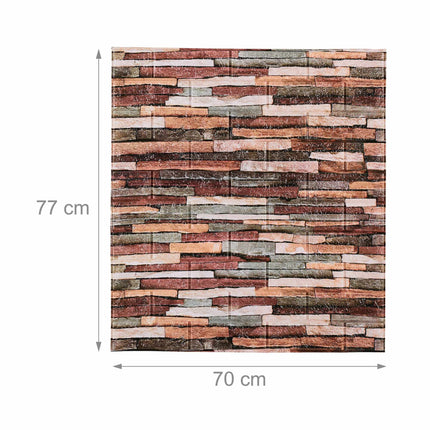 10 Wandpaneele Steinmauer