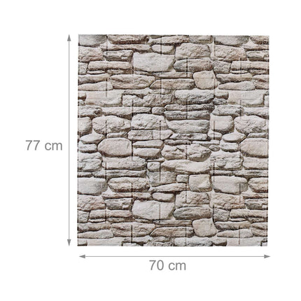 10 Wandpaneele Steinmauer