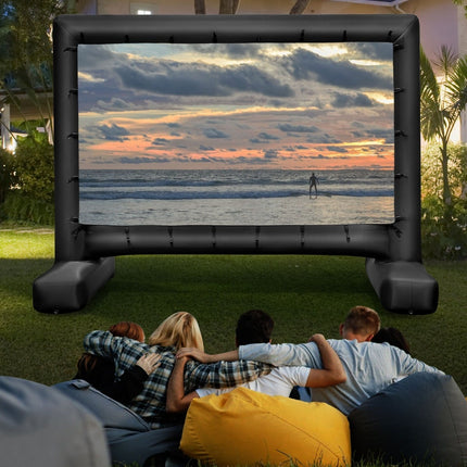116-Inch Inflatable Projector Screen, 4K HD, Dual-Sided