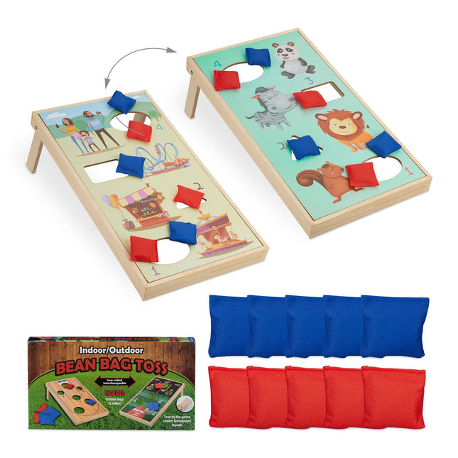 11-teiliges Bohnensackwurfspiel
