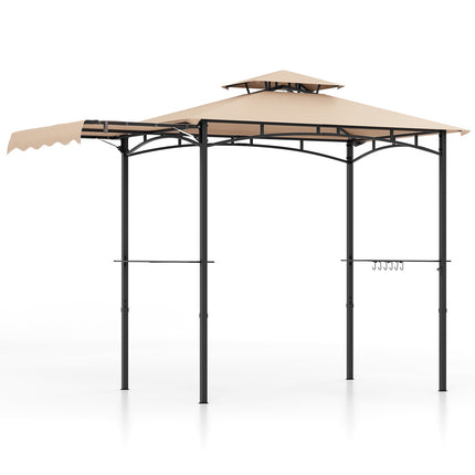 11 x 5 FT Grill Gazebo with Awning and Vented Top