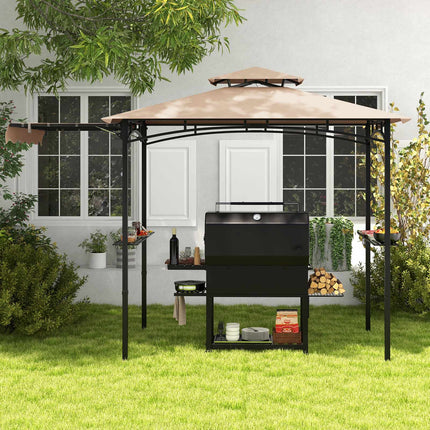 11 x 5 FT Grill Gazebo with Awning and Vented Top