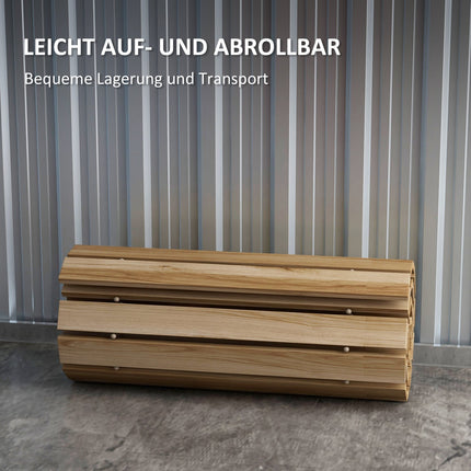 120 cm Dekorative Holzgartenpfade - wetterfeste Fichte