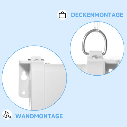 120-Zoll-Projektionsleinwand, 16:9, Wand-/Deckenmontage