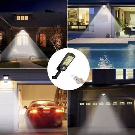 Solární lampa 120 LED s venkovním panelem Izoxis