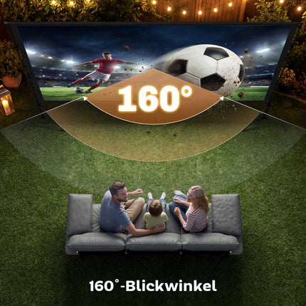 120" Projector Screen, 4K/8K, Double Tripod Stand