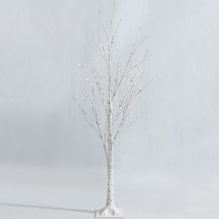 120 cm LED Birch Tree with 48 Warm White Lights