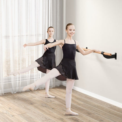 Barre de danse murale de 120 cm de long, équipement de ballet, barre de fitness à hauteur fixe
