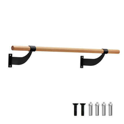 Barre de danse murale de 120 cm de long, équipement de ballet, barre de fitness à hauteur fixe