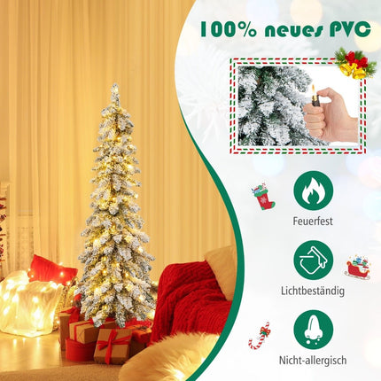 120cm Tall Artificial Christmas Tree with 225 PVC Branch Tips 100 LED Lights
