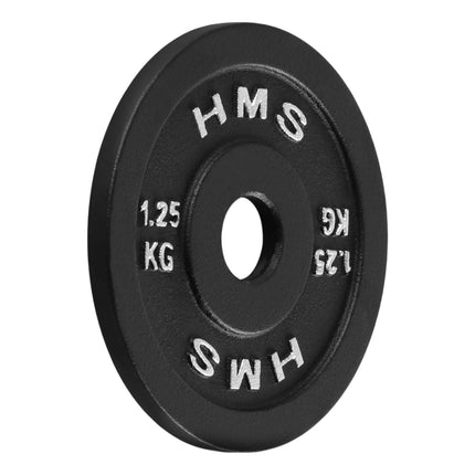 Litinový kotouč 1.25 kg, černá, otvor 31 mm