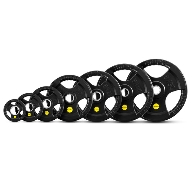 1,25 kg Olympia Gummi Tri-Grip Hantelscheibe