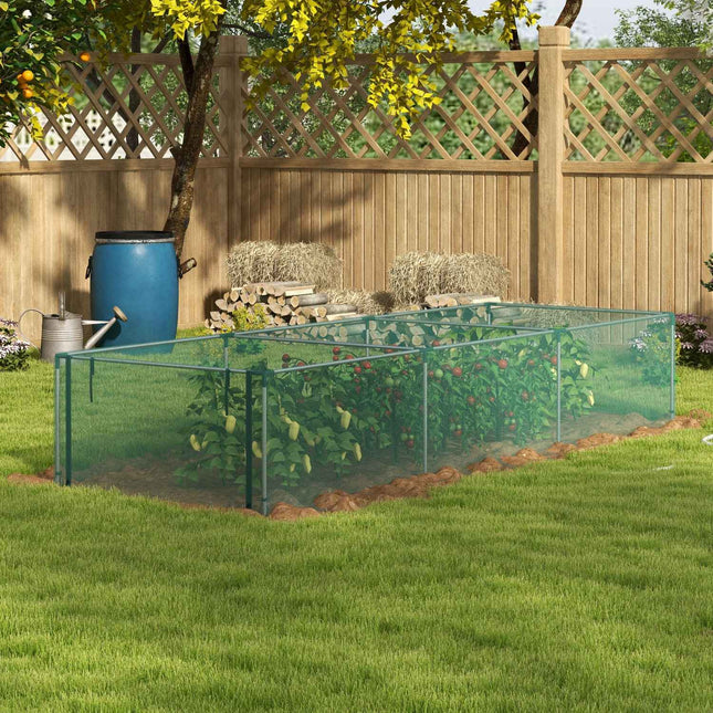 Gartenschutznetz für Pflanzen, 1,25M x 3,73M, Reißverschluss