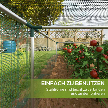 Gartenschutznetz für Pflanzen, 1,25M x 3,73M, Reißverschluss