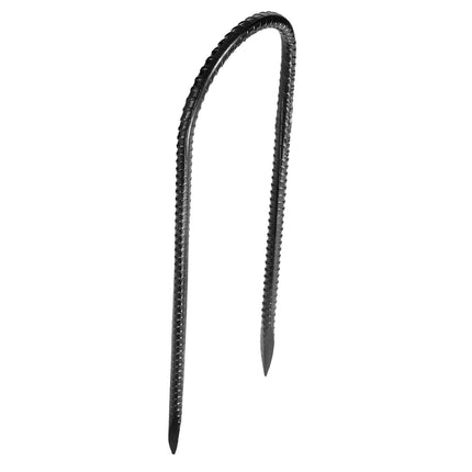12-Inch U-Shape Rebar Stakes, Galvanized, 8-Pack