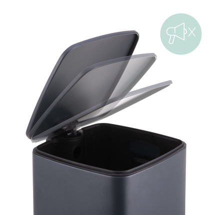 12L Kitchen Pedal Bin with Soft-Close Lid
