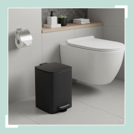 12L Kitchen Pedal Bin with Soft-Close Lid