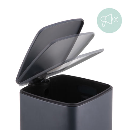 12L Pedal Kitchen Bin with Soft-Close Lid