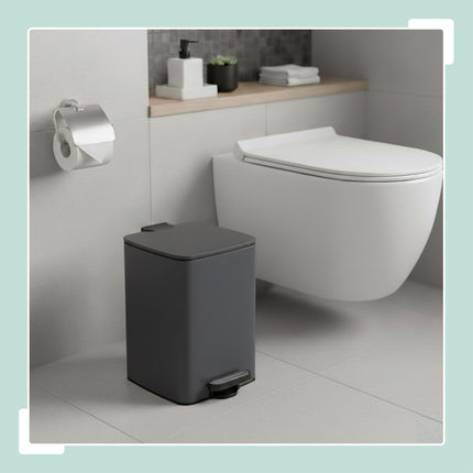 12L Pedal Kitchen Bin with Soft-Close Lid