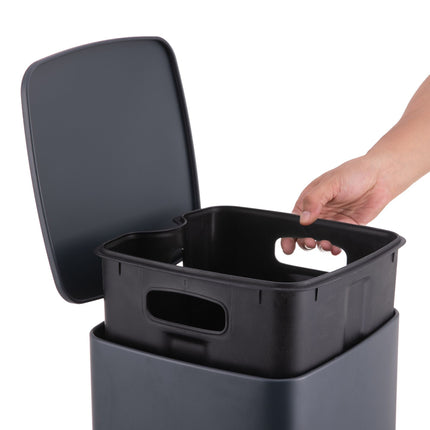 12L Pedal Kitchen Bin with Soft-Close Lid
