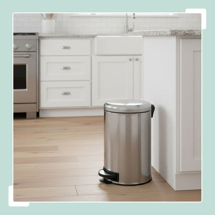 12L Step Bin with Inner Bucket – Soft-Close, Hands-Free