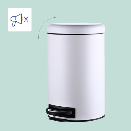 12L Step Bin with Inner Bucket – Soft-Close Lid