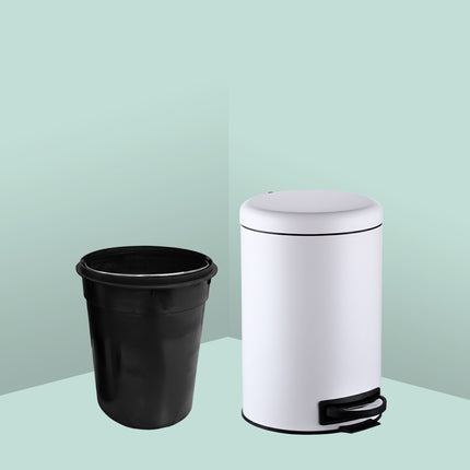 12L Step Bin with Inner Bucket – Soft-Close Lid