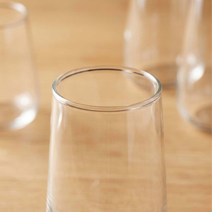 12-Piece Glass Drinking Set – 6 Longdrink & 6 Water Glasses