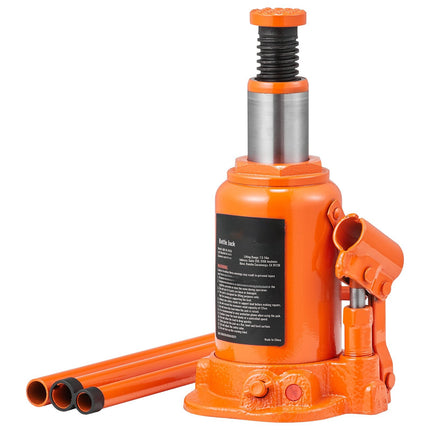 12-Ton Hydraulic Bottle Jack, 190-355 mm, Long Handle