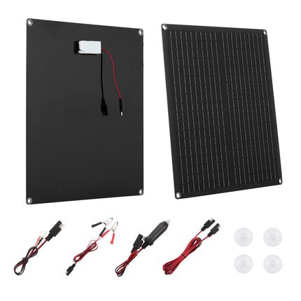 12V 30W Solar Battery Charger, Smart Controller, IP67 Waterproof