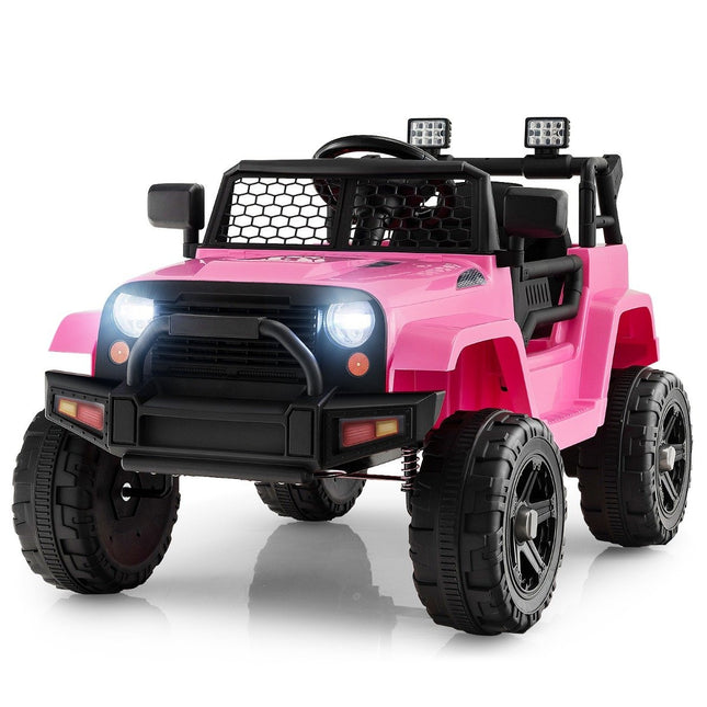12V Batteriebetriebenes Kinderfahrzeug Elektro Kinderfahrzeug mit Fernbedienung Rosa