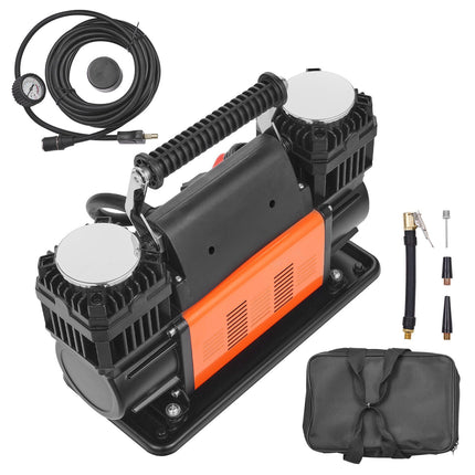 12V Dual-Cylinder Tire Inflator, 10.6 CFM, 150 PSI