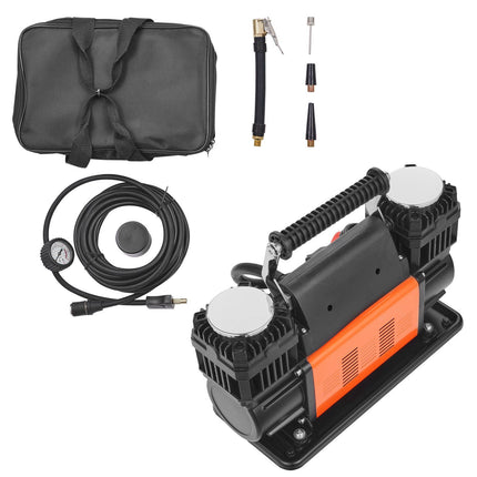 12V Dual-Cylinder Tire Inflator, 10.6 CFM, 150 PSI